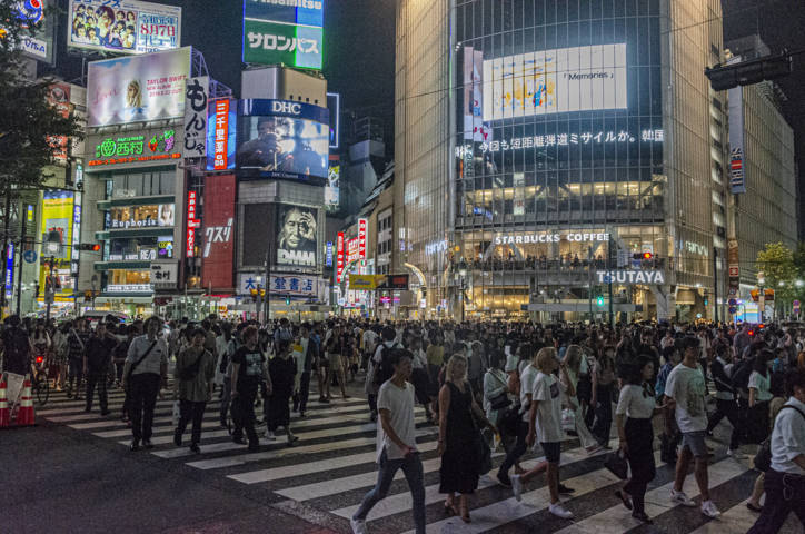 77 - Tokyo - barrio de Shibuya - gran cruce